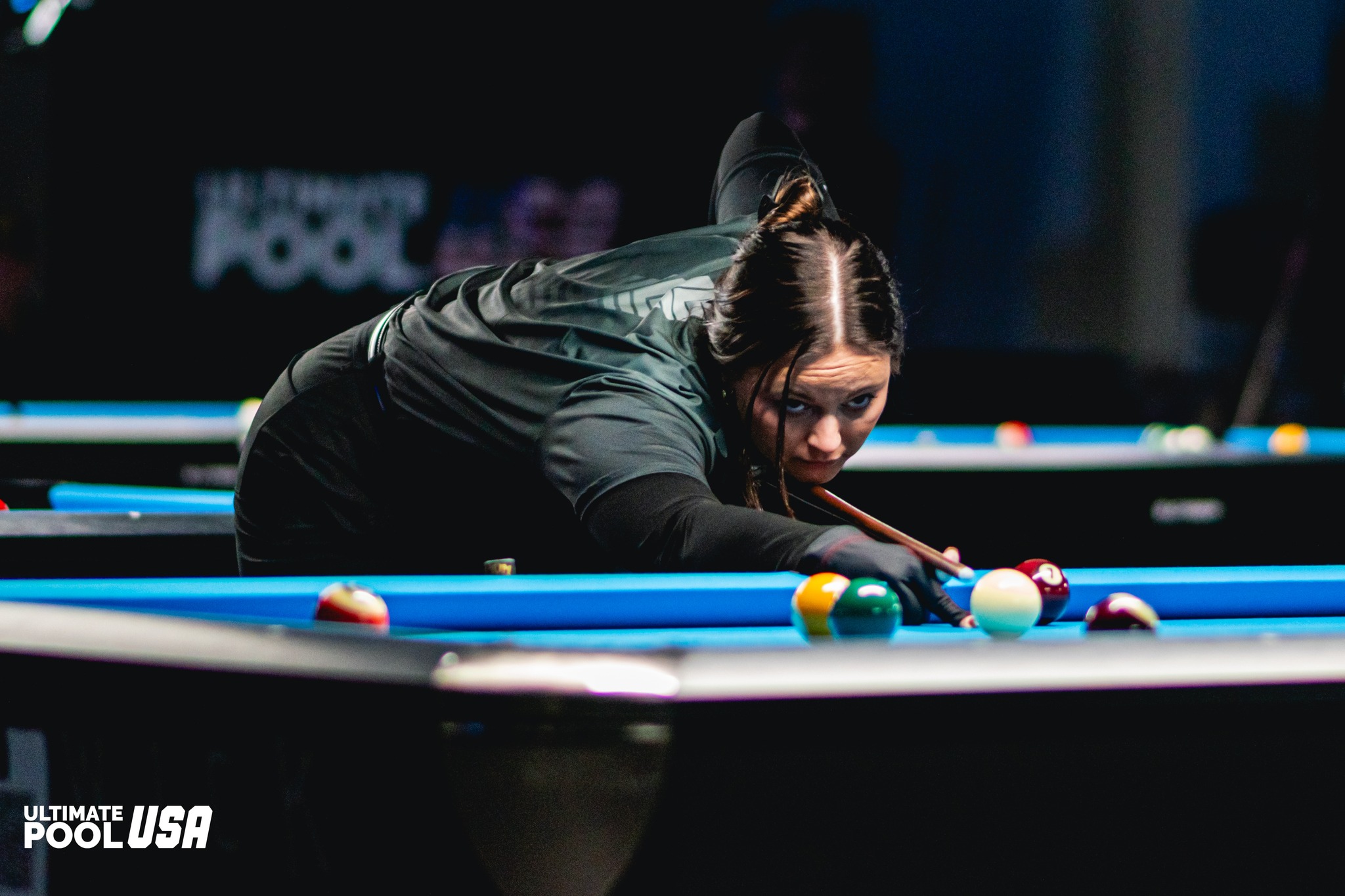 Tournament venue - Pool hall competition atmosphere